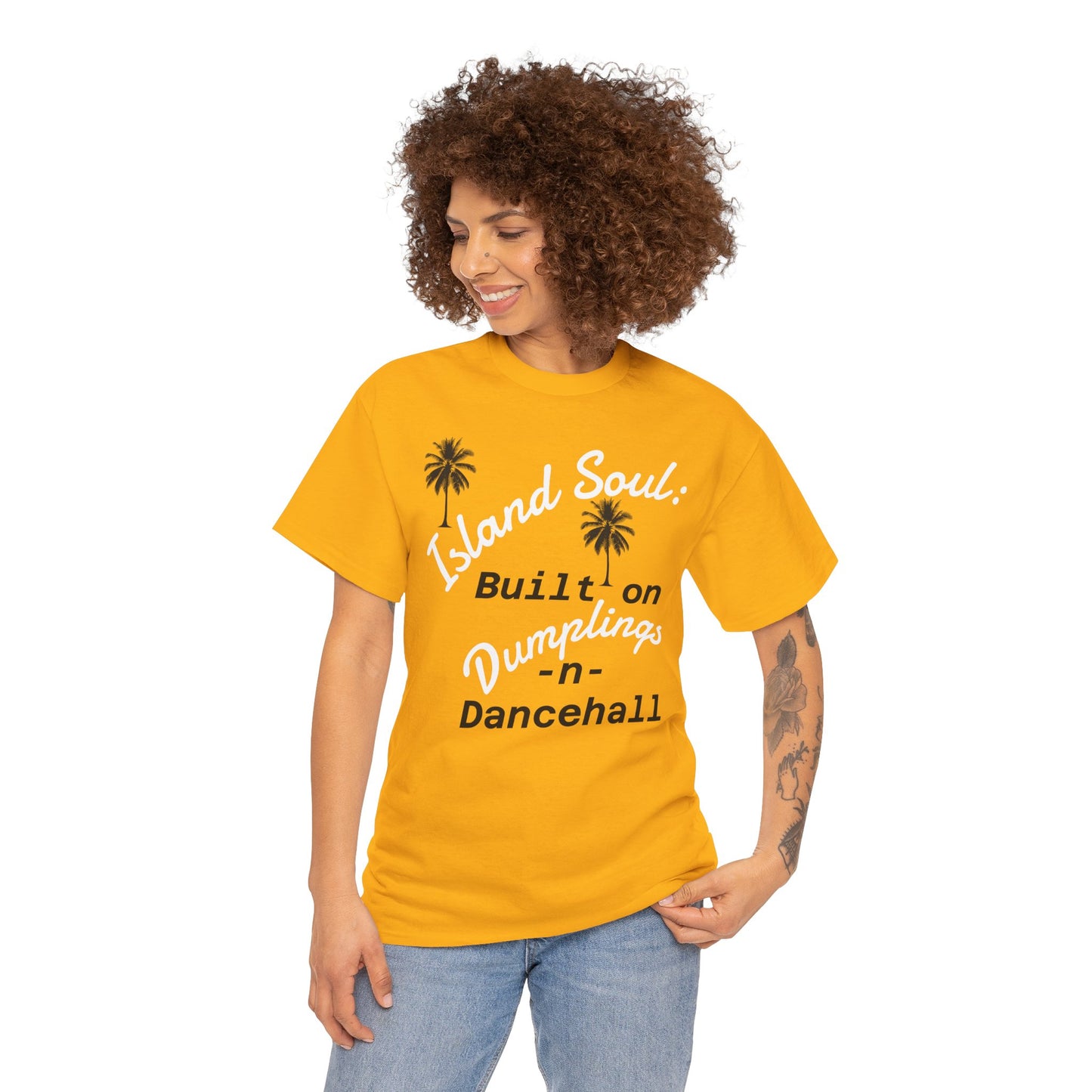 Island Soul Unisex Tee - Built on Dumplings & Dancehall