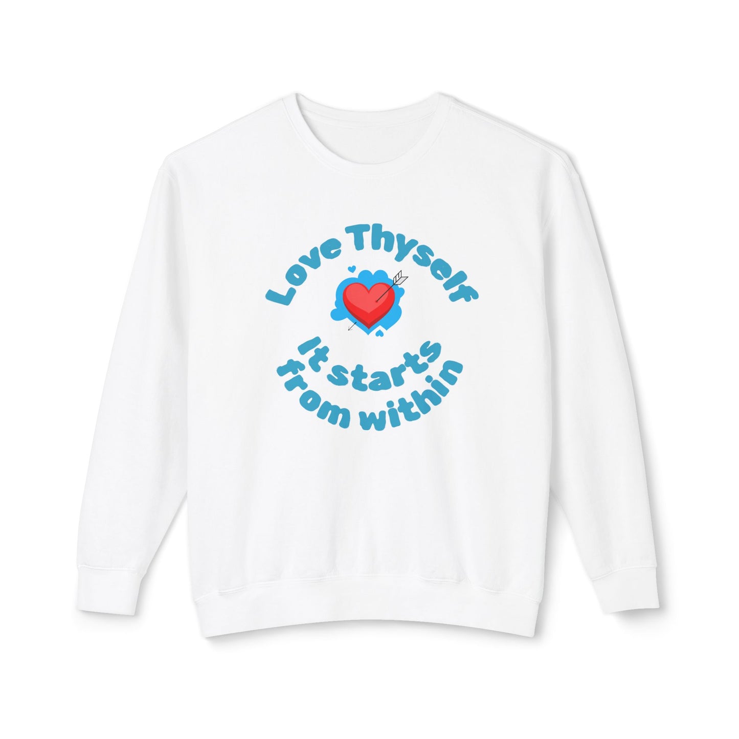 Love Thyself Unisex Lightweight Sweatshirt