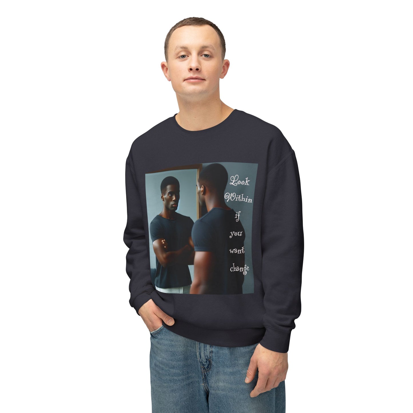 Look Within Unisex Crewneck Sweatshirt