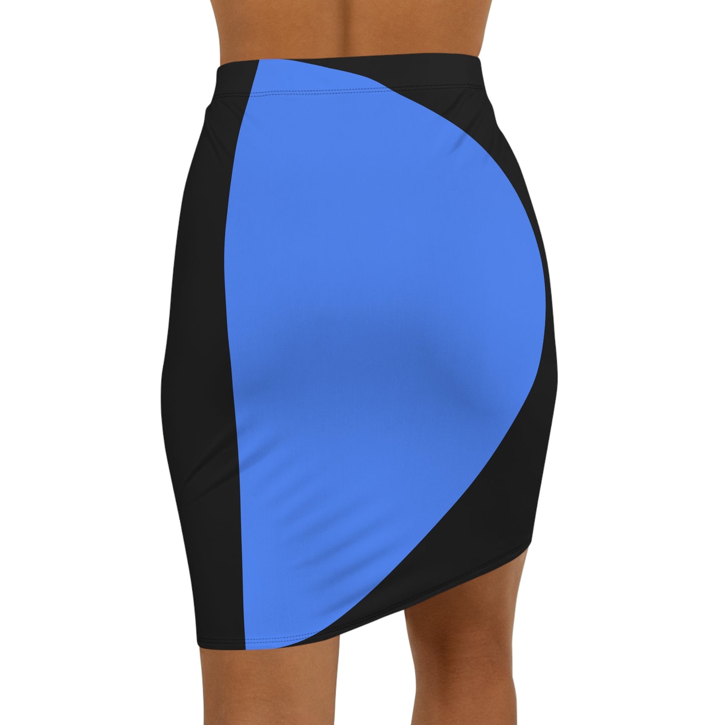 Chic Women's Mid-Waist Pencil Skirt BB