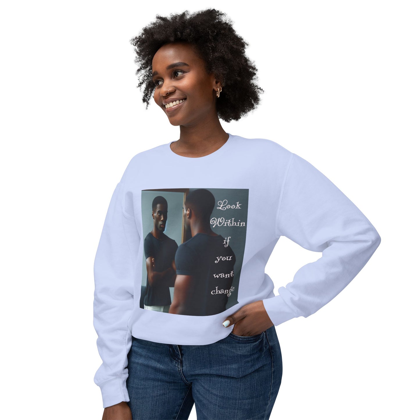 Look Within Unisex Crewneck Sweatshirt