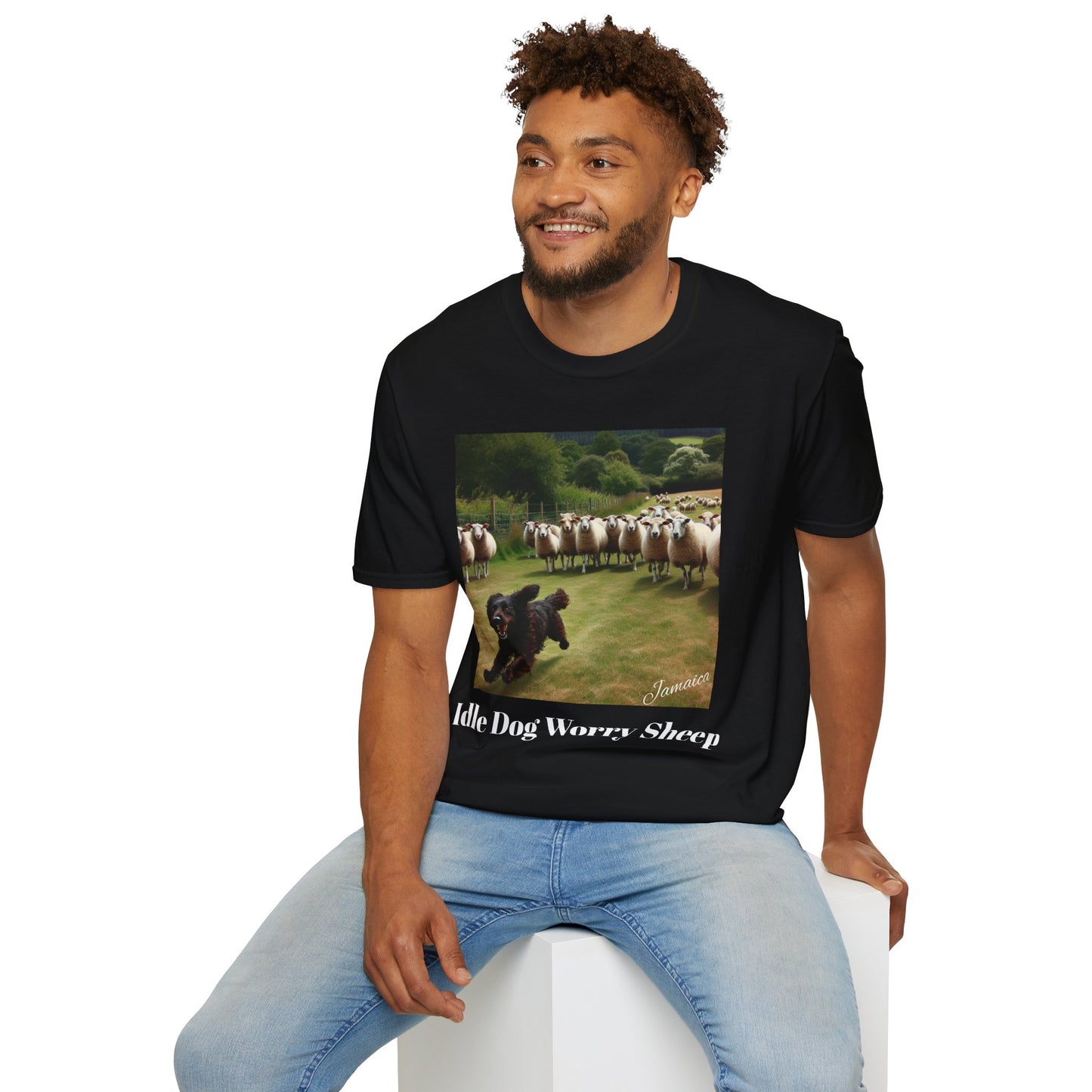 Idle Dog Softstyle T-Shirt