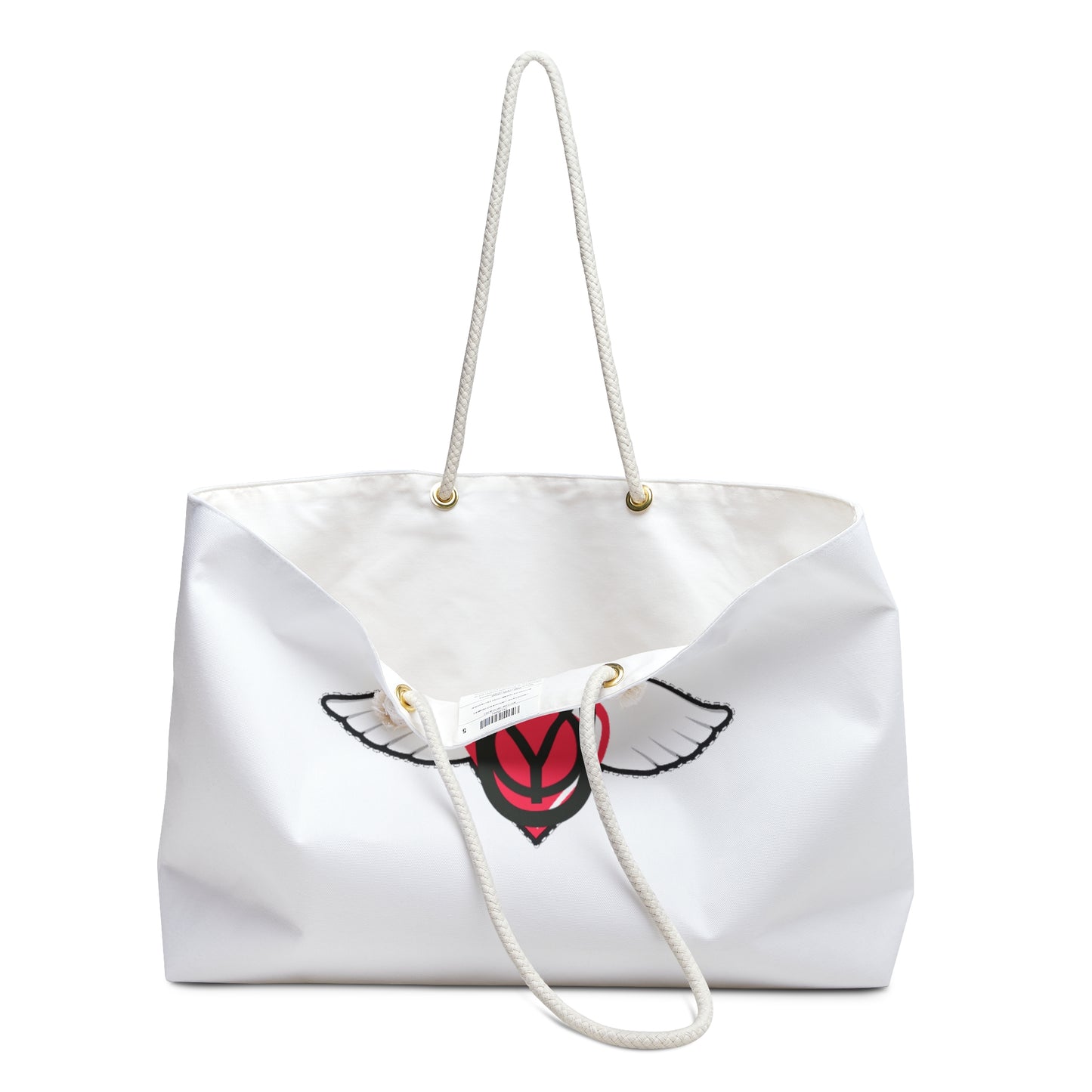 Embrace the You (Logo) Weekender Bag White