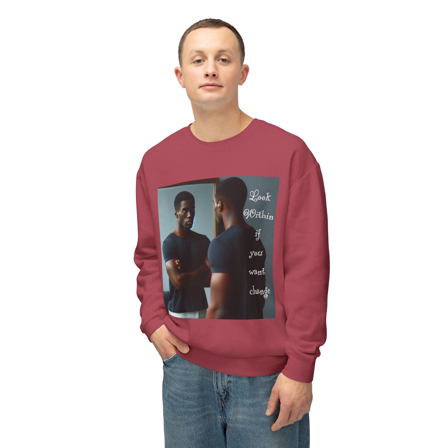 Look Within Unisex Crewneck Sweatshirt
