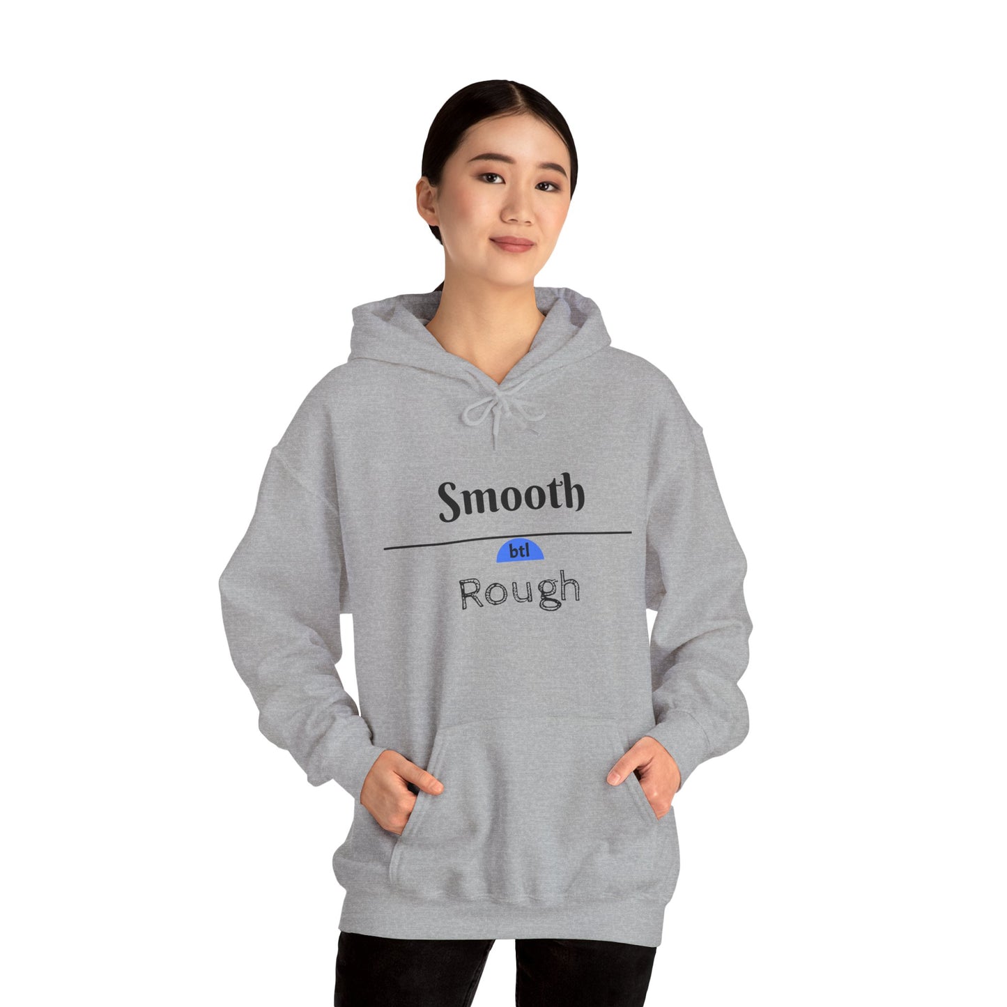Smooth/Rough Hooded Sweatshirt