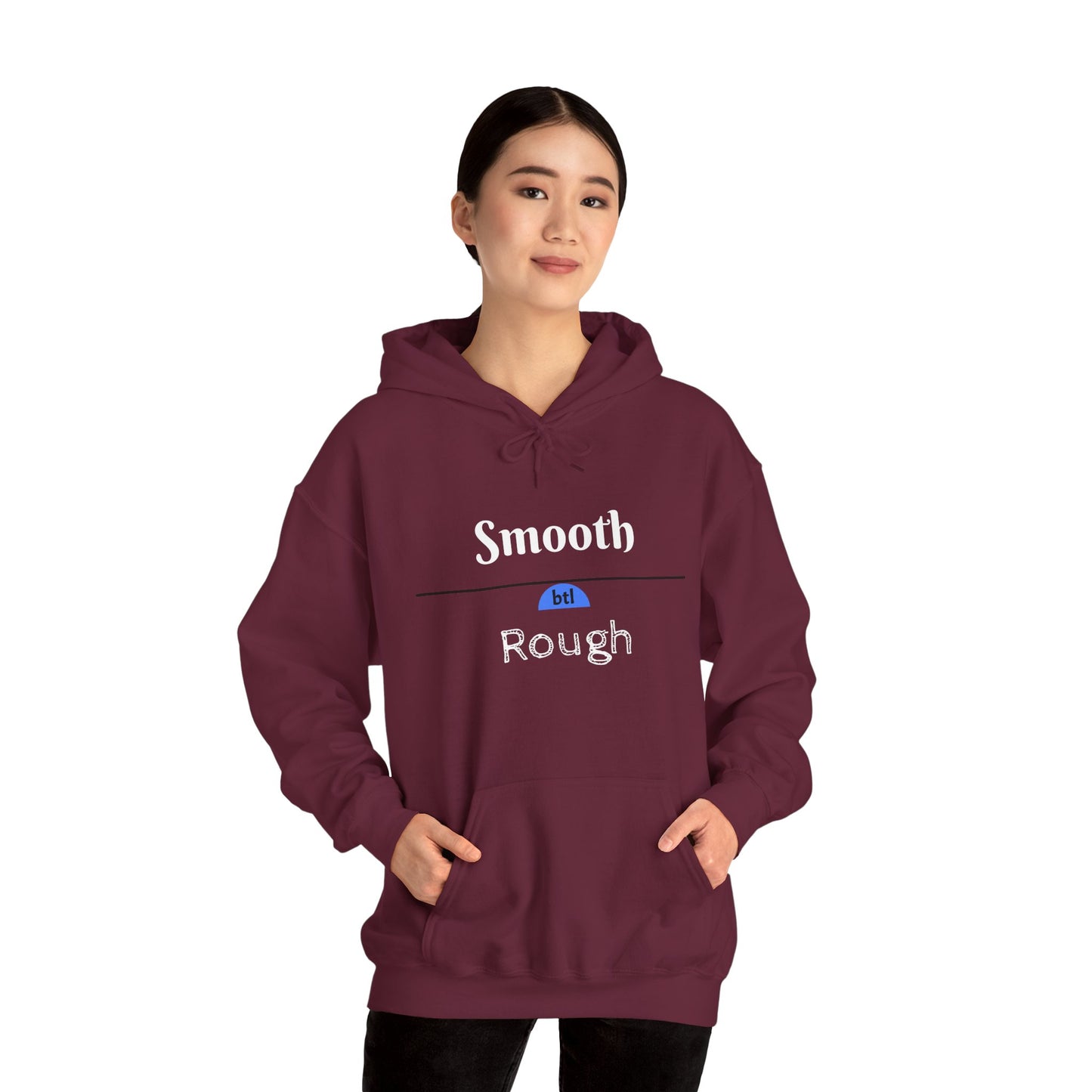 Smooth/Rough Hooded Sweatshirt