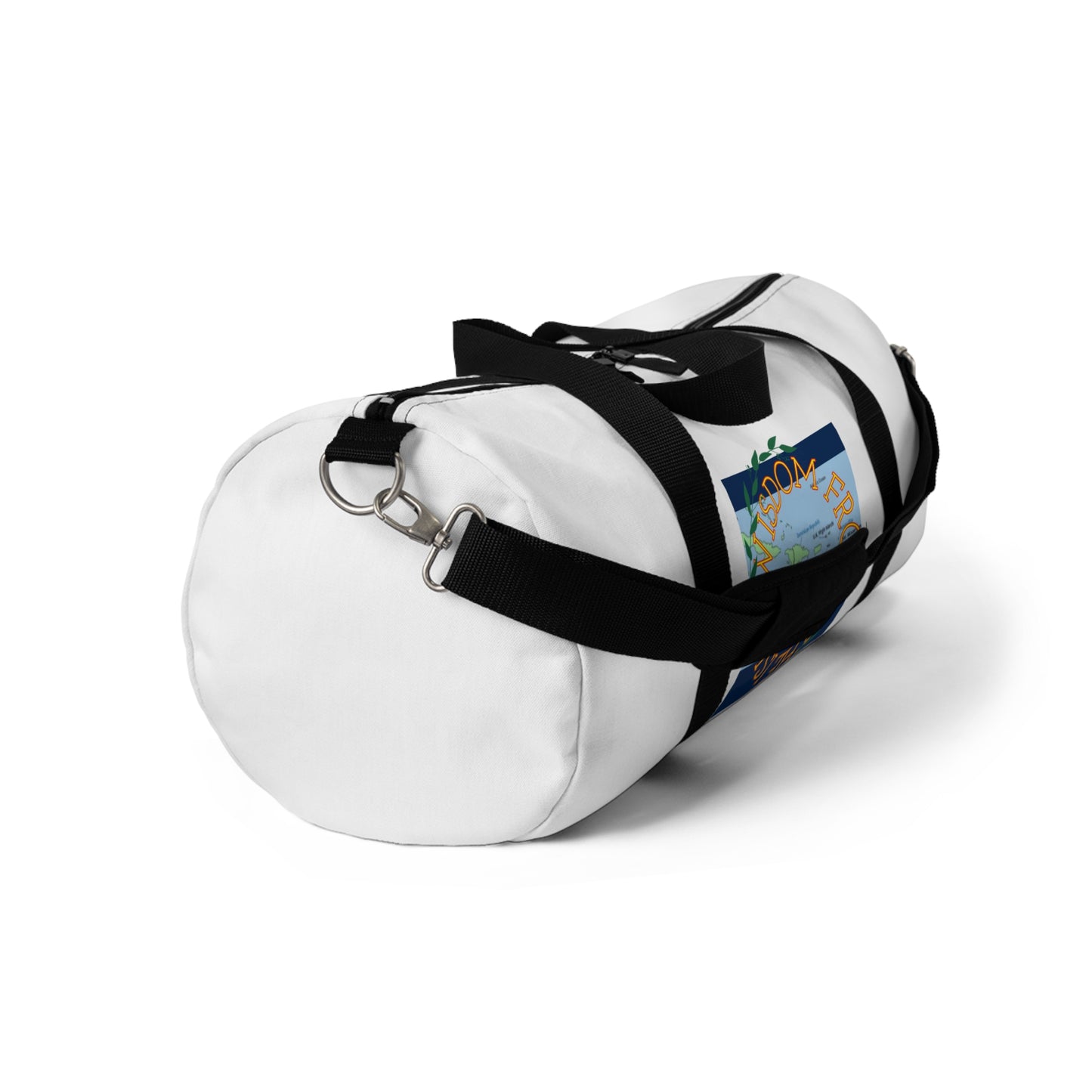 Wisdom from the Isles Duffel Bag (White)