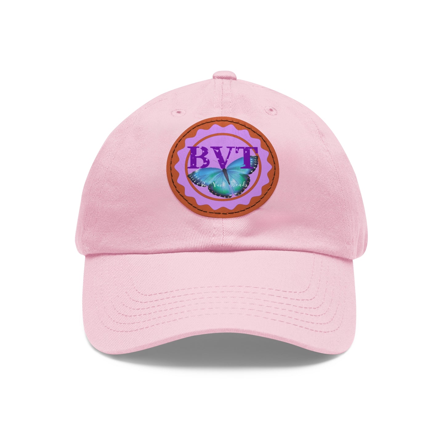 Ba Vuzi Trends Hat Leather Patch (Rd)