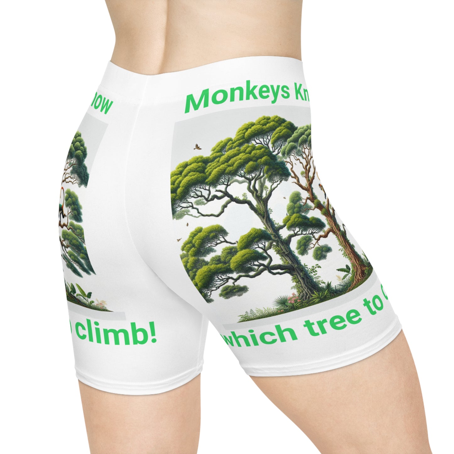 Monkeys Know Biker Shorts