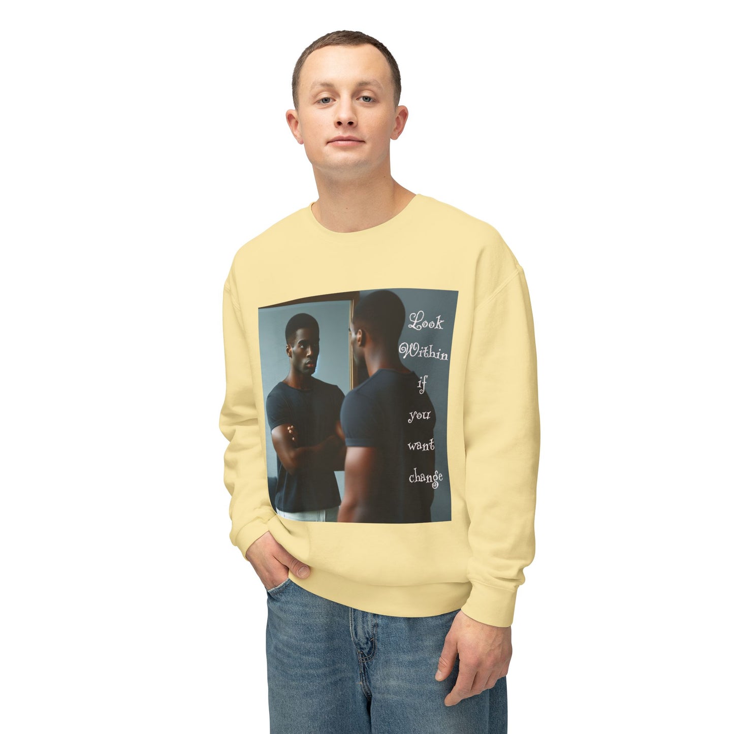 Look Within Unisex Crewneck Sweatshirt