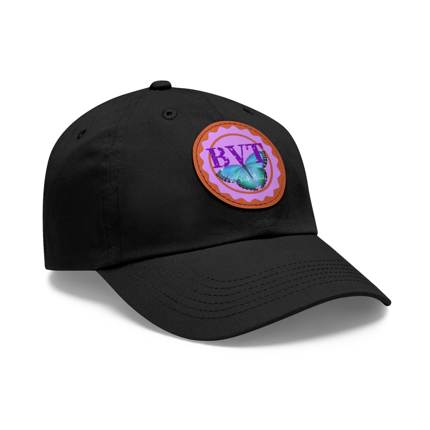 Ba Vuzi Trends Hat Leather Patch (Rd)