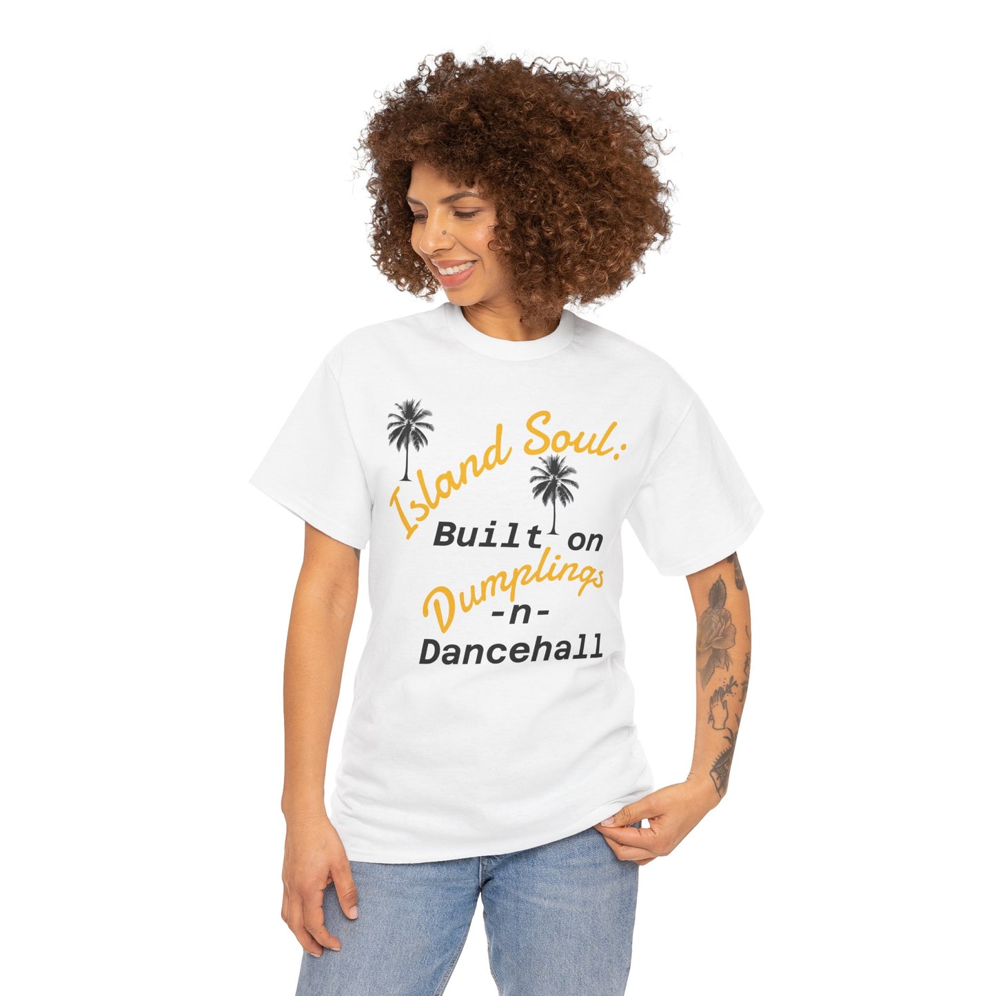 Island Soul Unisex Tee - Built on Dumplings & Dancehall