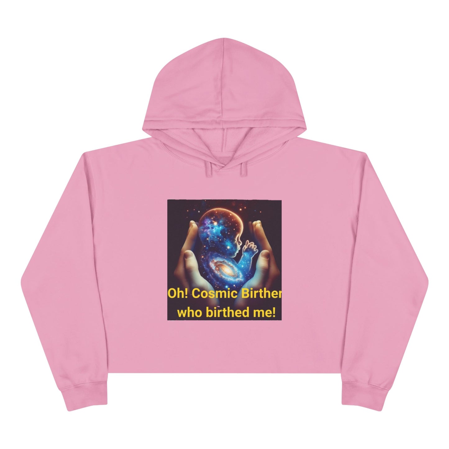 Cosmic Birth Crop Hoodie