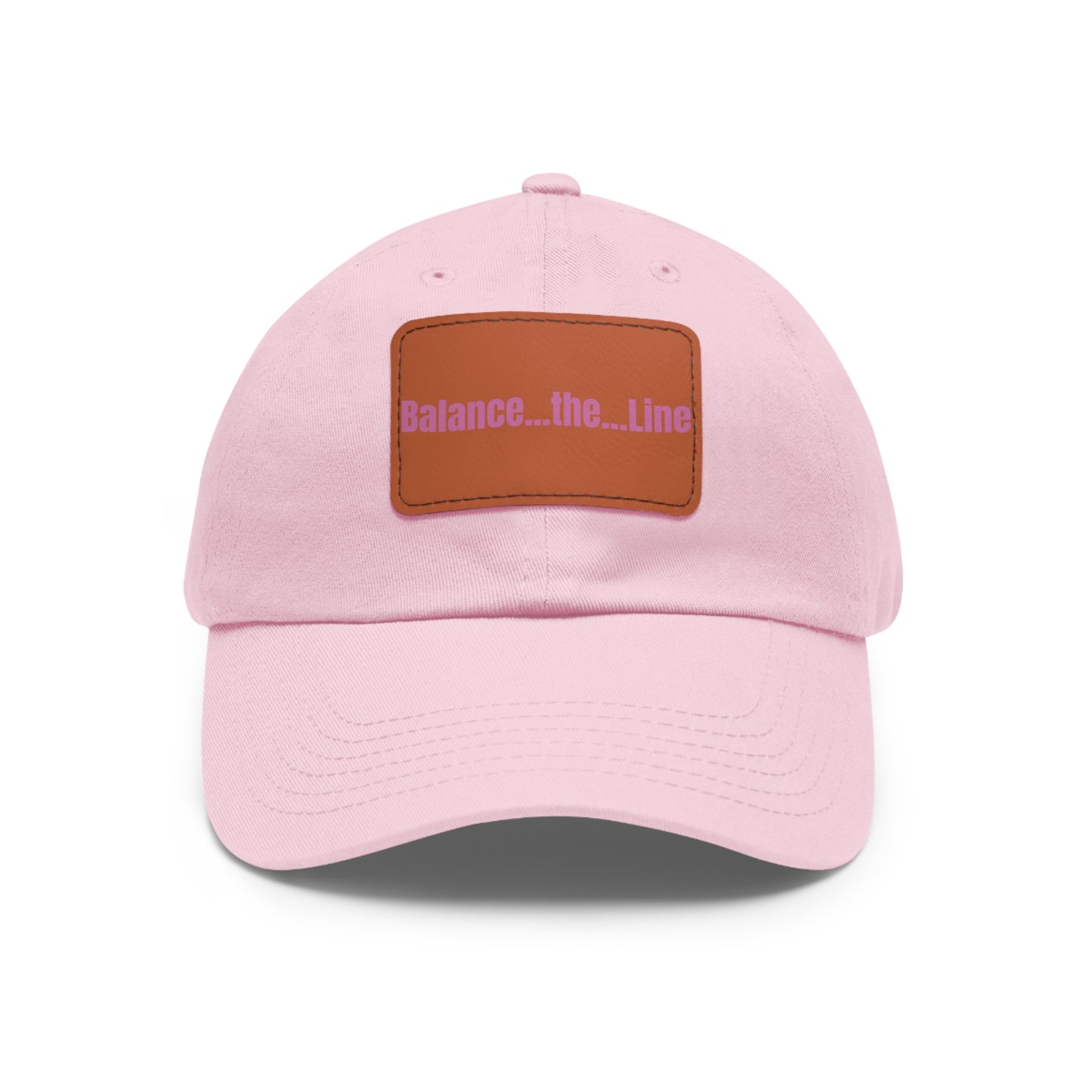 Balance the Line Dad Hat Leather Patch (RP)