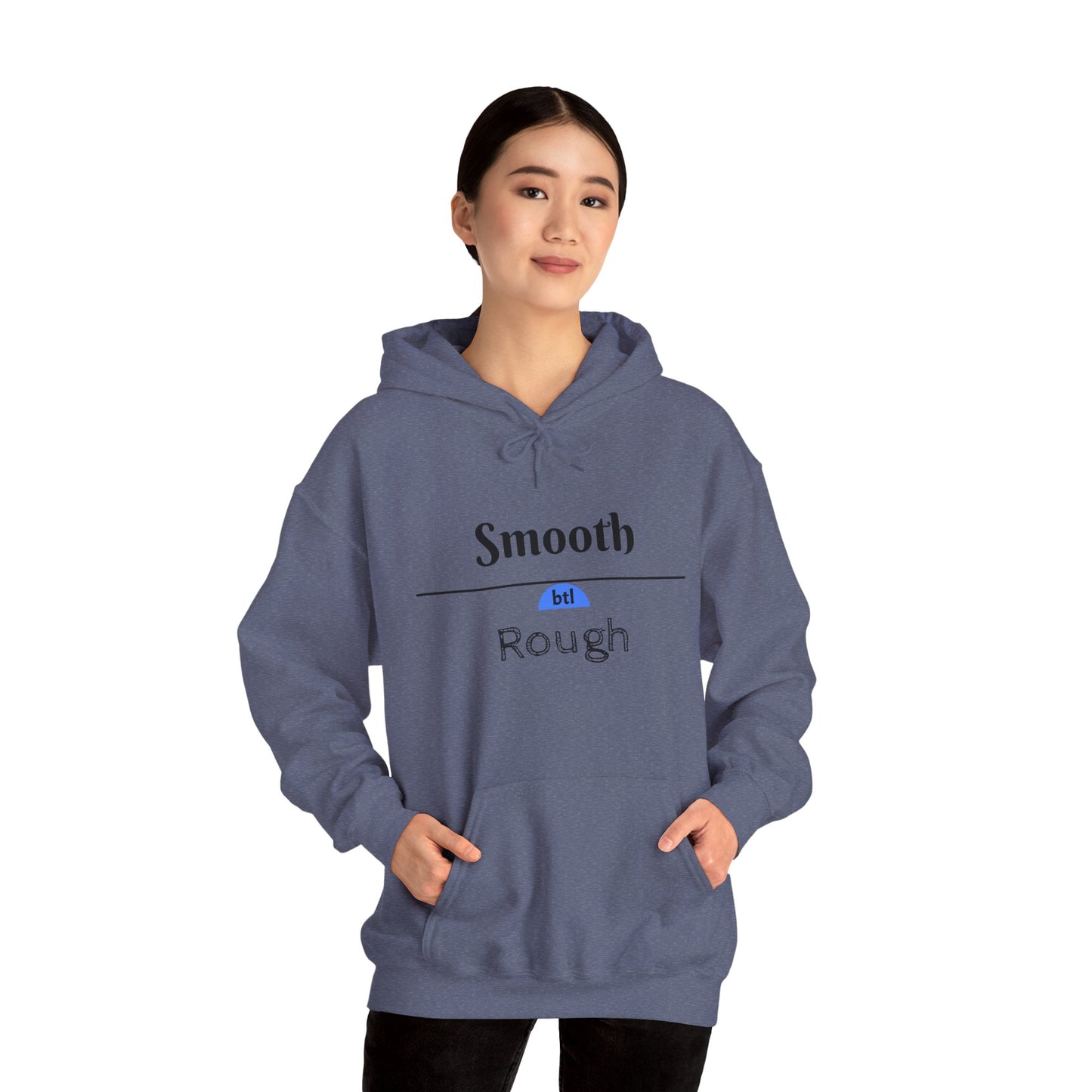 Smooth/Rough Hooded Sweatshirt