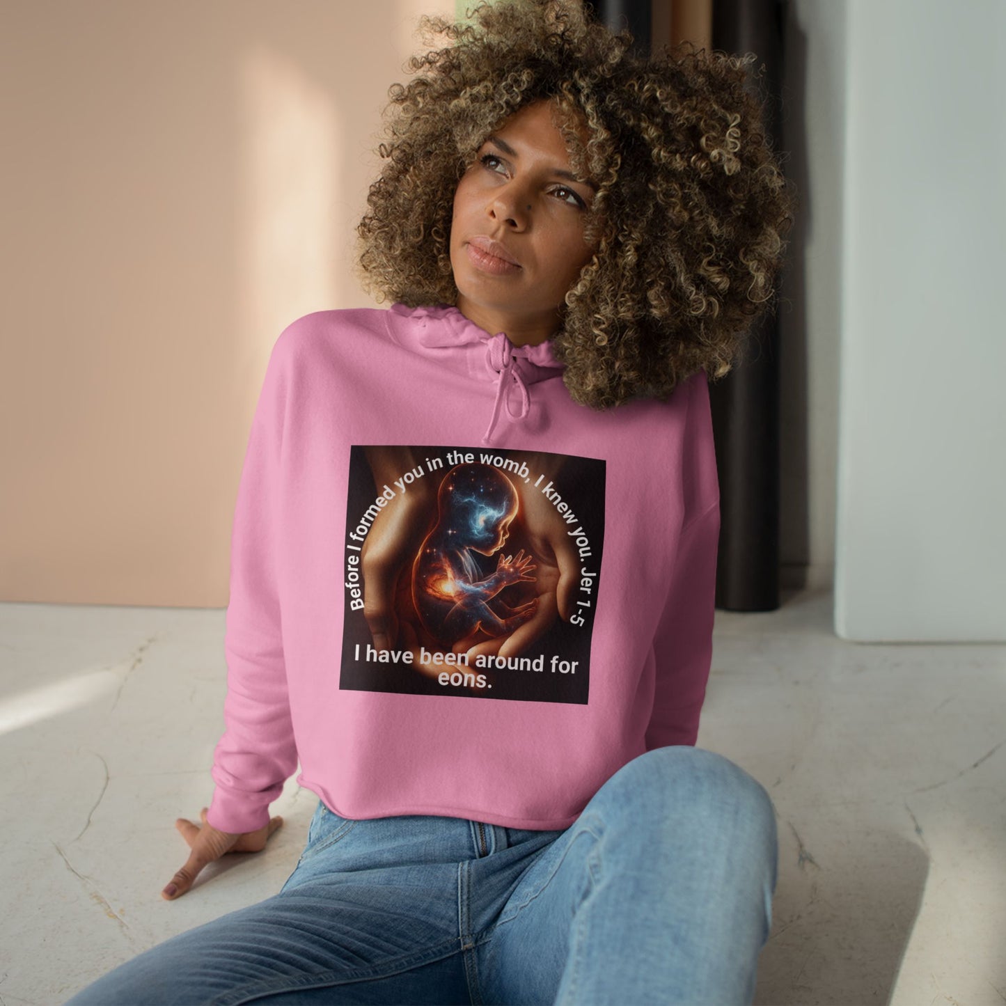 Celestial for Cosmic Souls Crop Hoodie