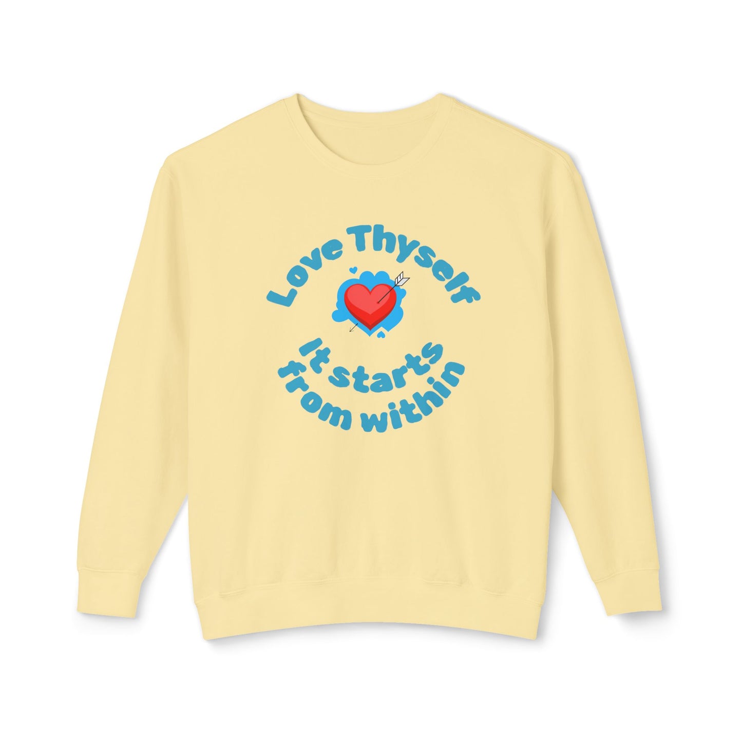 Love Thyself Unisex Lightweight Sweatshirt