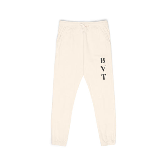 Unisex Fleece Sweatpants BVT Garment-Dyed