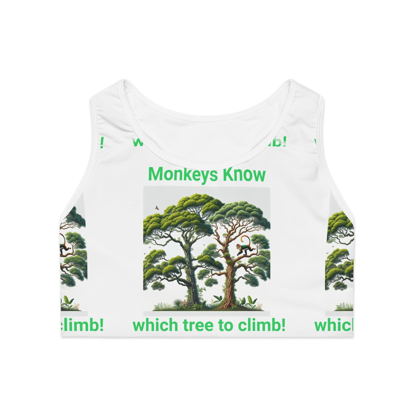 Monkeys Know Sports Bra