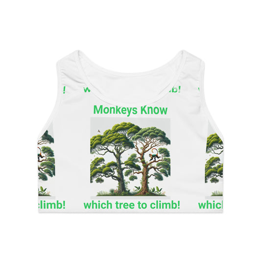 Monkeys Know Sports Bra
