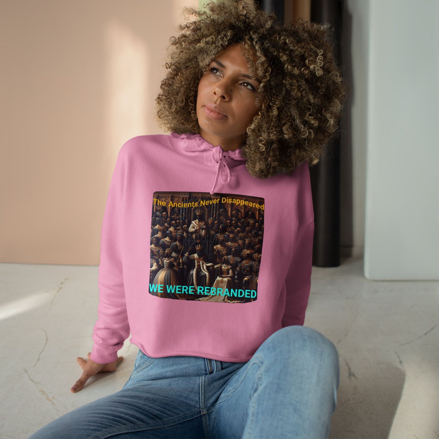 We Were Rebranded Crop Hoodie