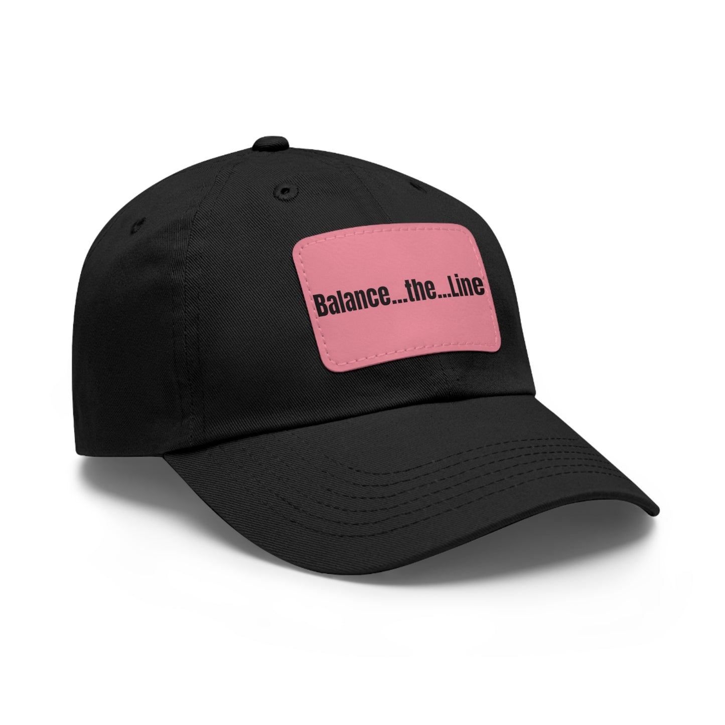 Balance the Line Dad Hat Leather Patch (RB)