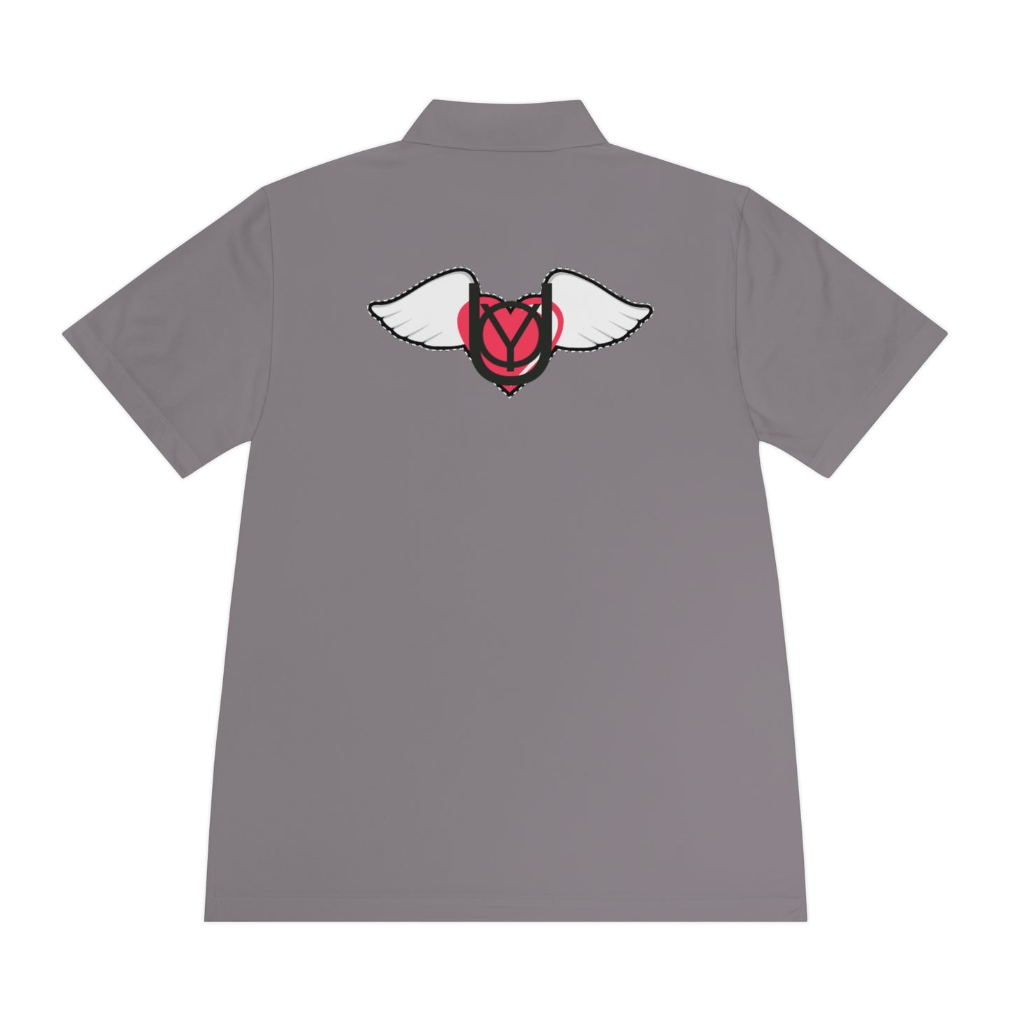EMbrace The You Men's Sport Polo Shirt (Logo)