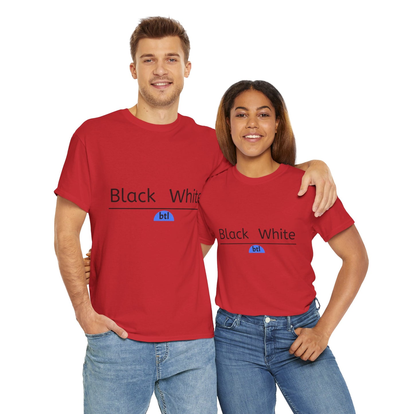 Black/White Unisex Tee