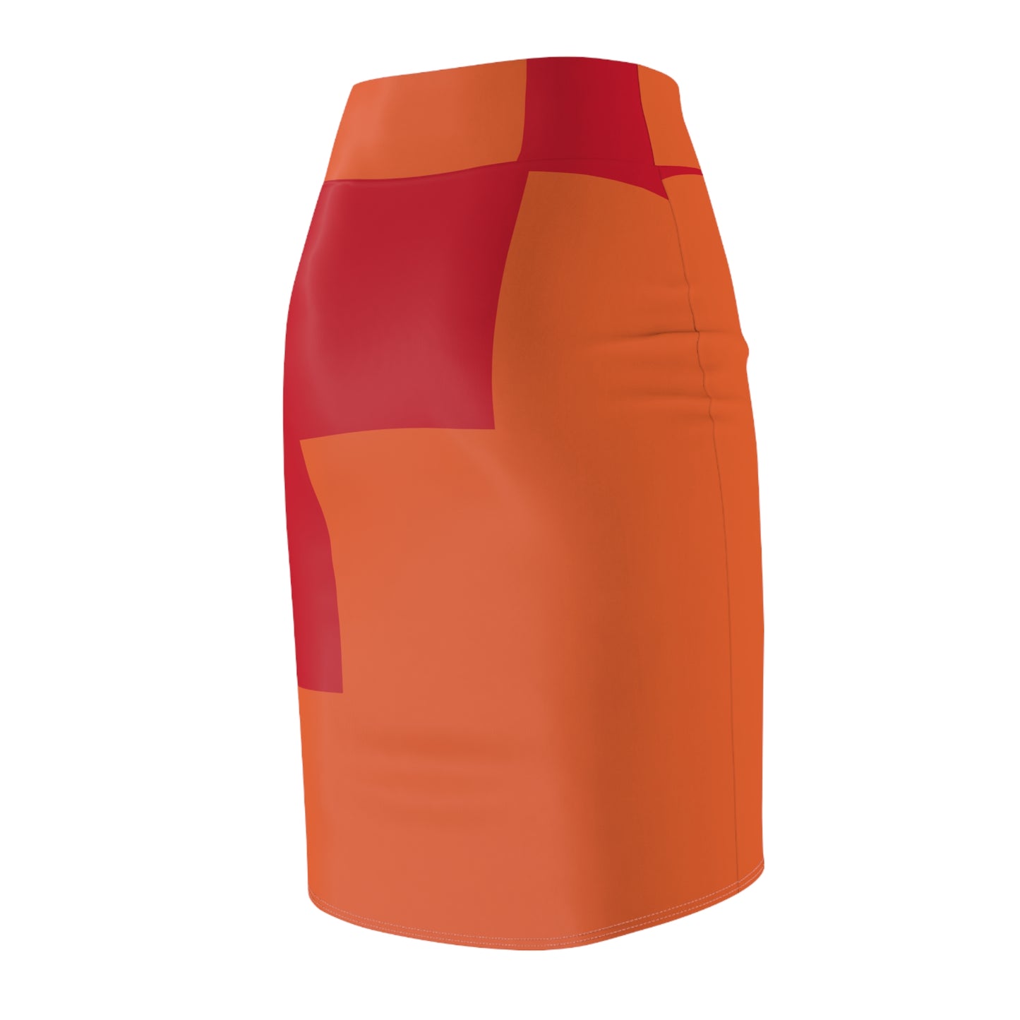 Chic Abstract Women's Pencil Skirt OR