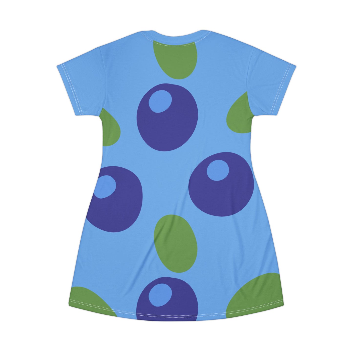 T-Shirt Dress Vibrant Blue Berry