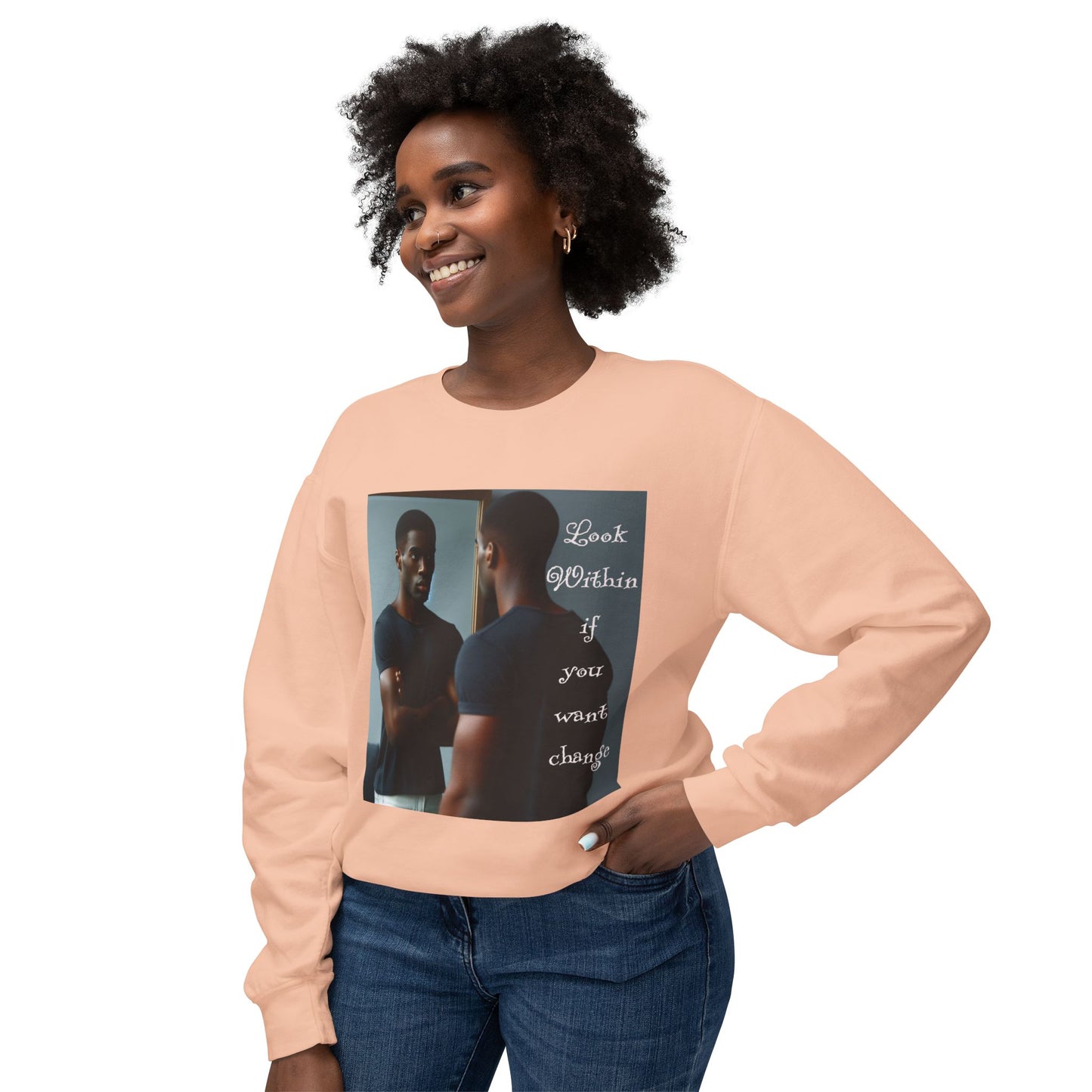 Look Within Unisex Crewneck Sweatshirt