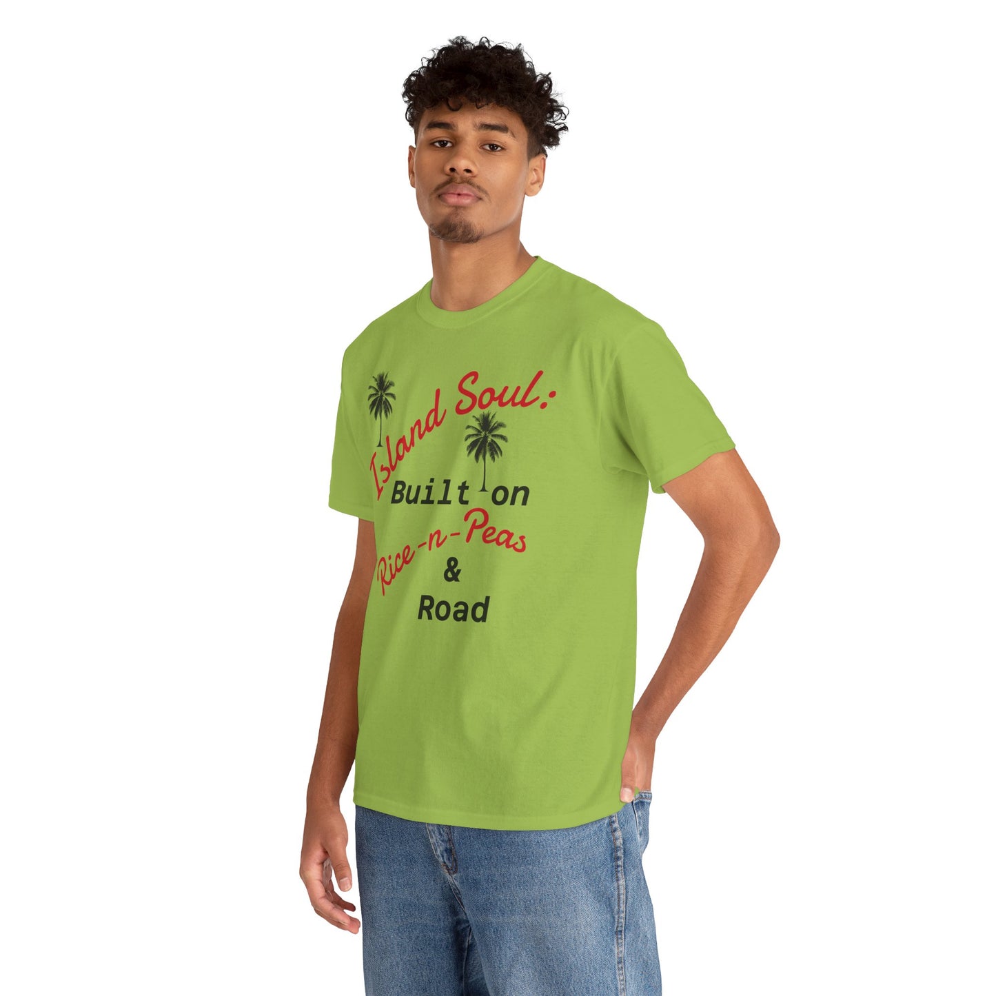 Island Soul Unisex Tee - Built on Rice-n-Peas & Road