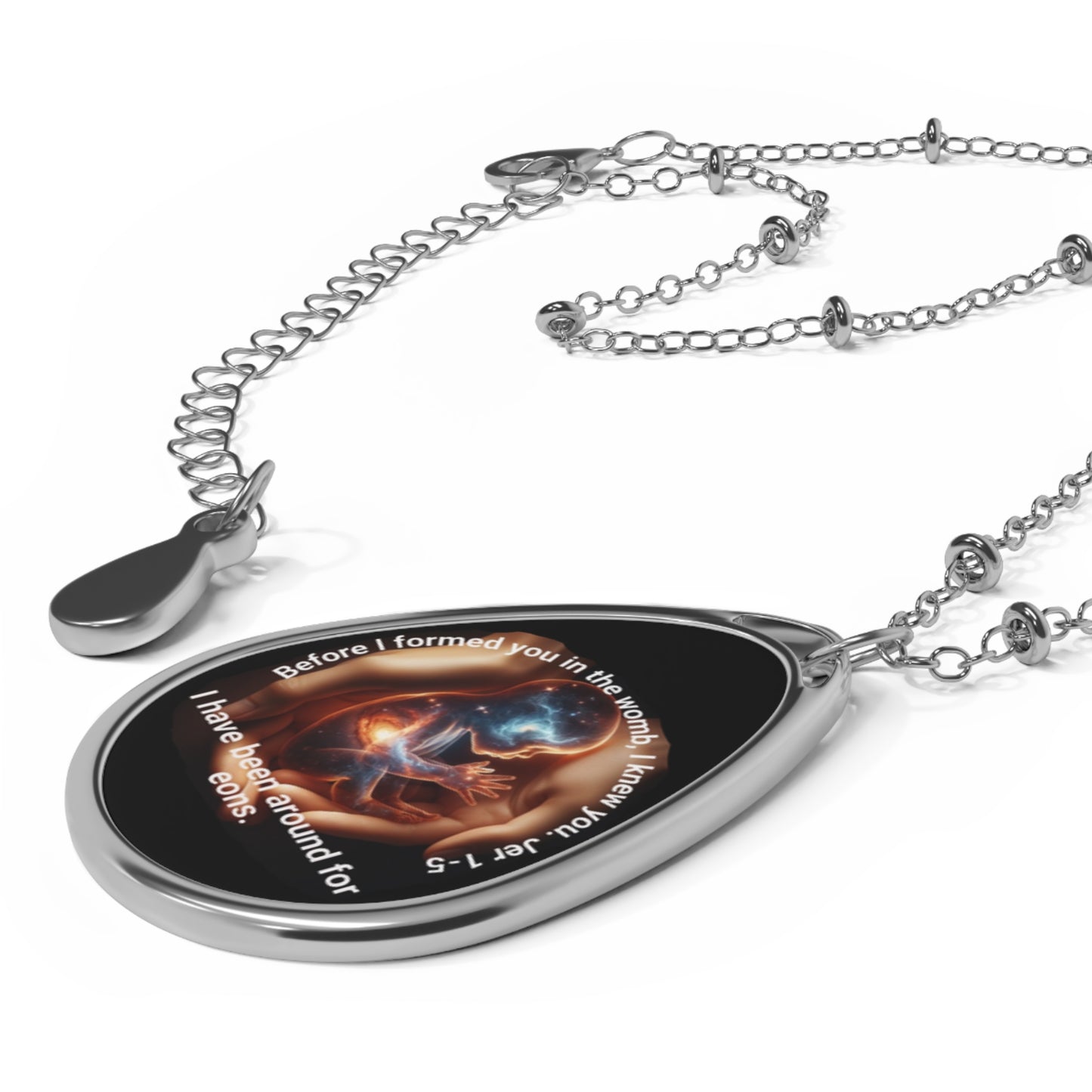 I Knew You Oval Necklace