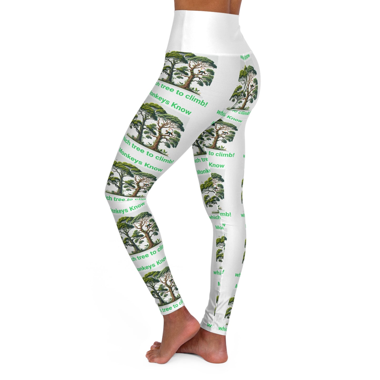 Monkeys Know Yoga Leggings