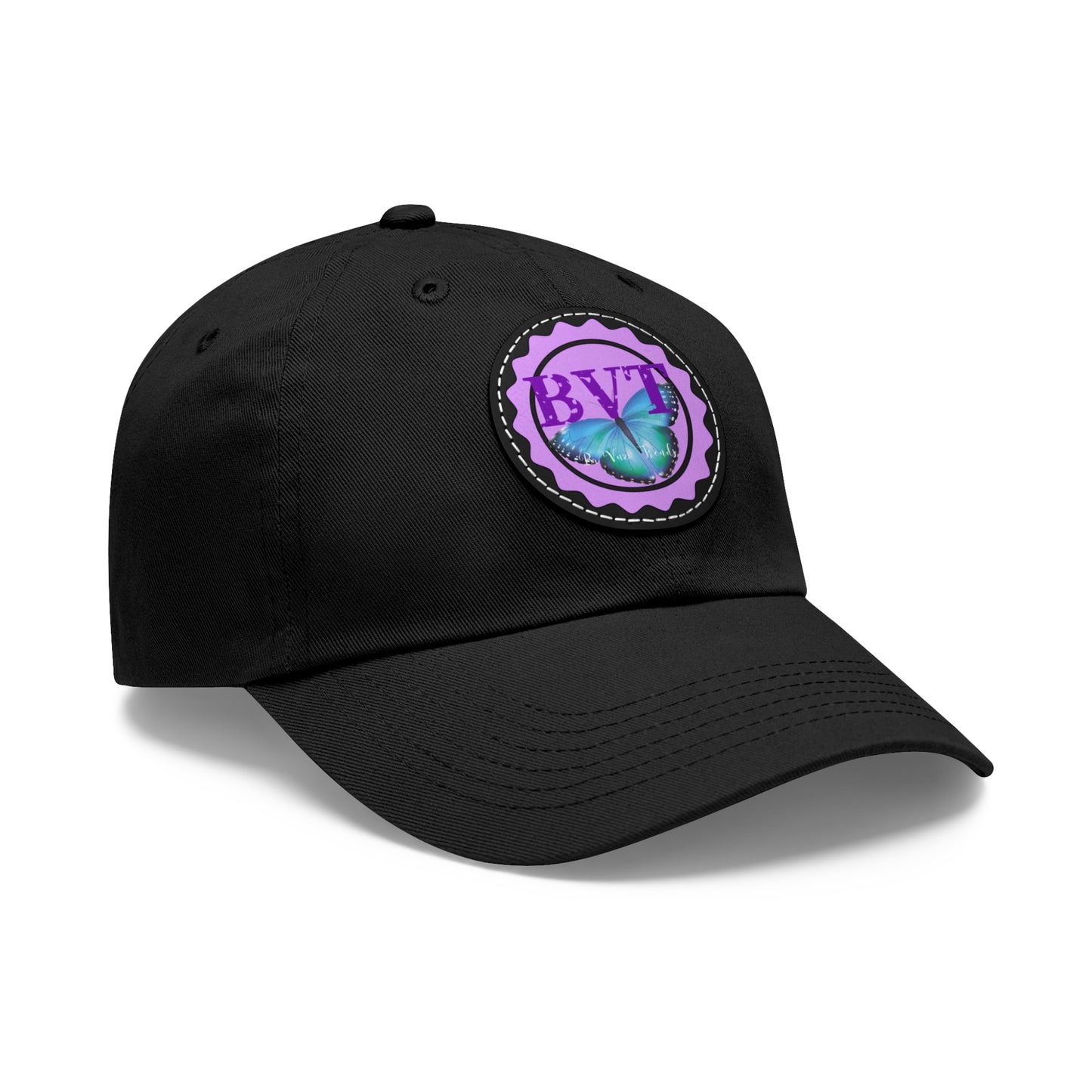 Ba Vuzi Trends Hat Leather Patch (Rd)