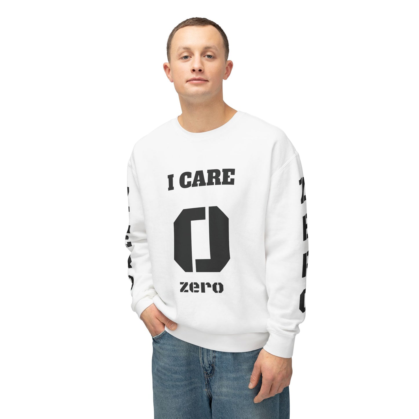 I Care Zero Crewneck Sweatshirt