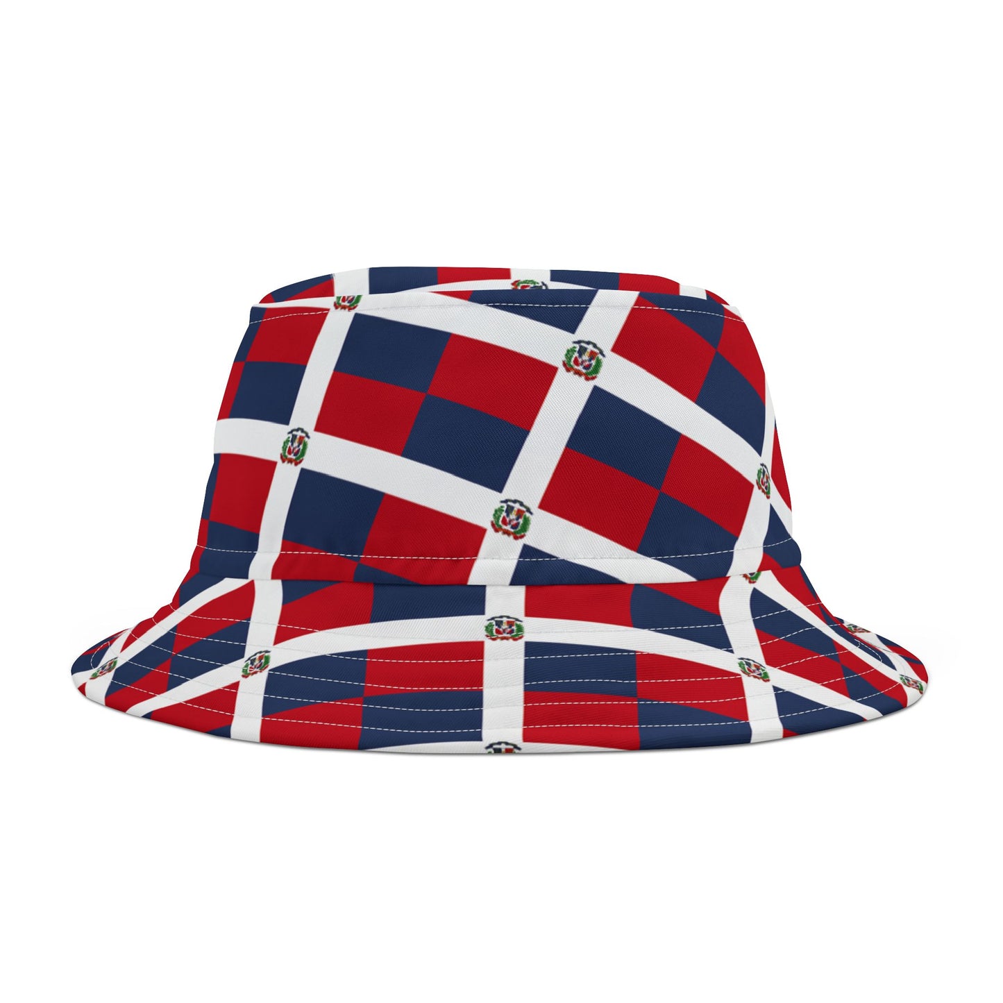 Dominican Rep Hat Lg Patterned Bucket