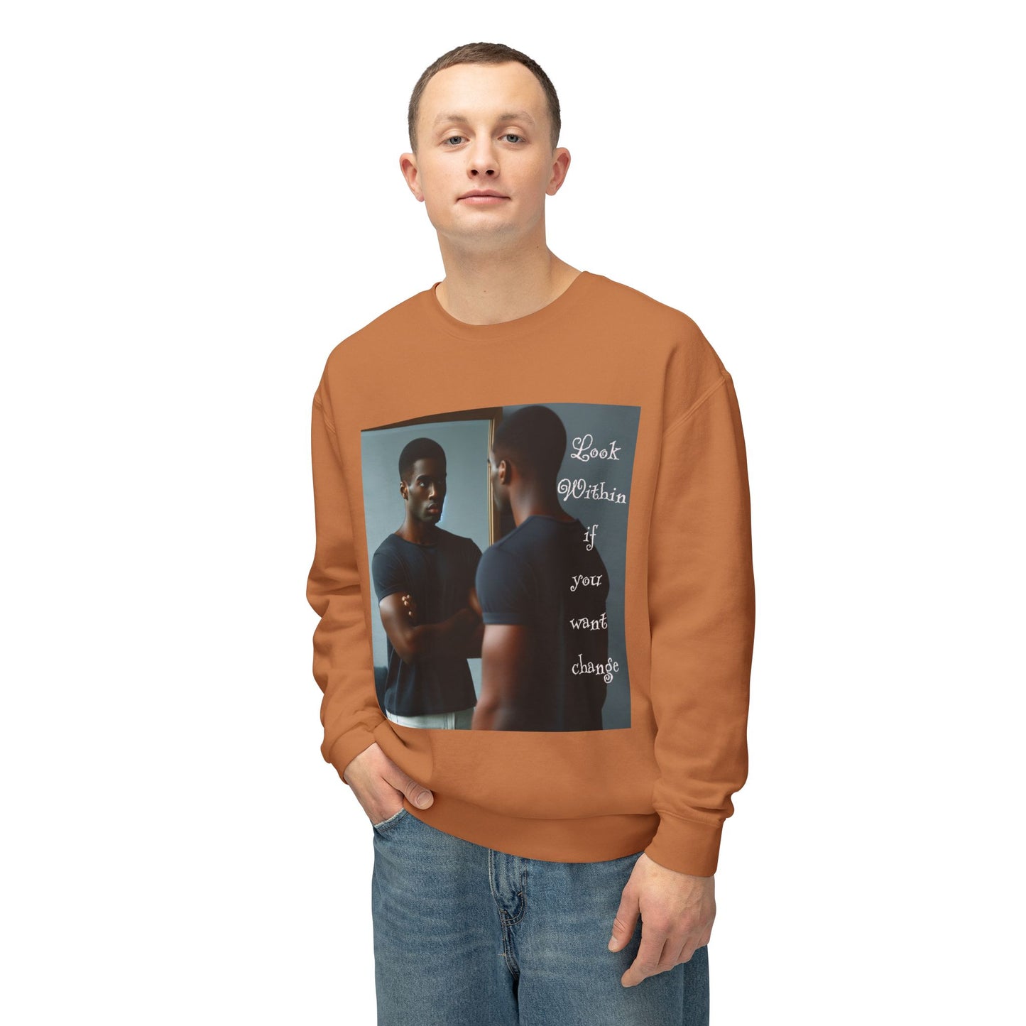 Look Within Unisex Crewneck Sweatshirt
