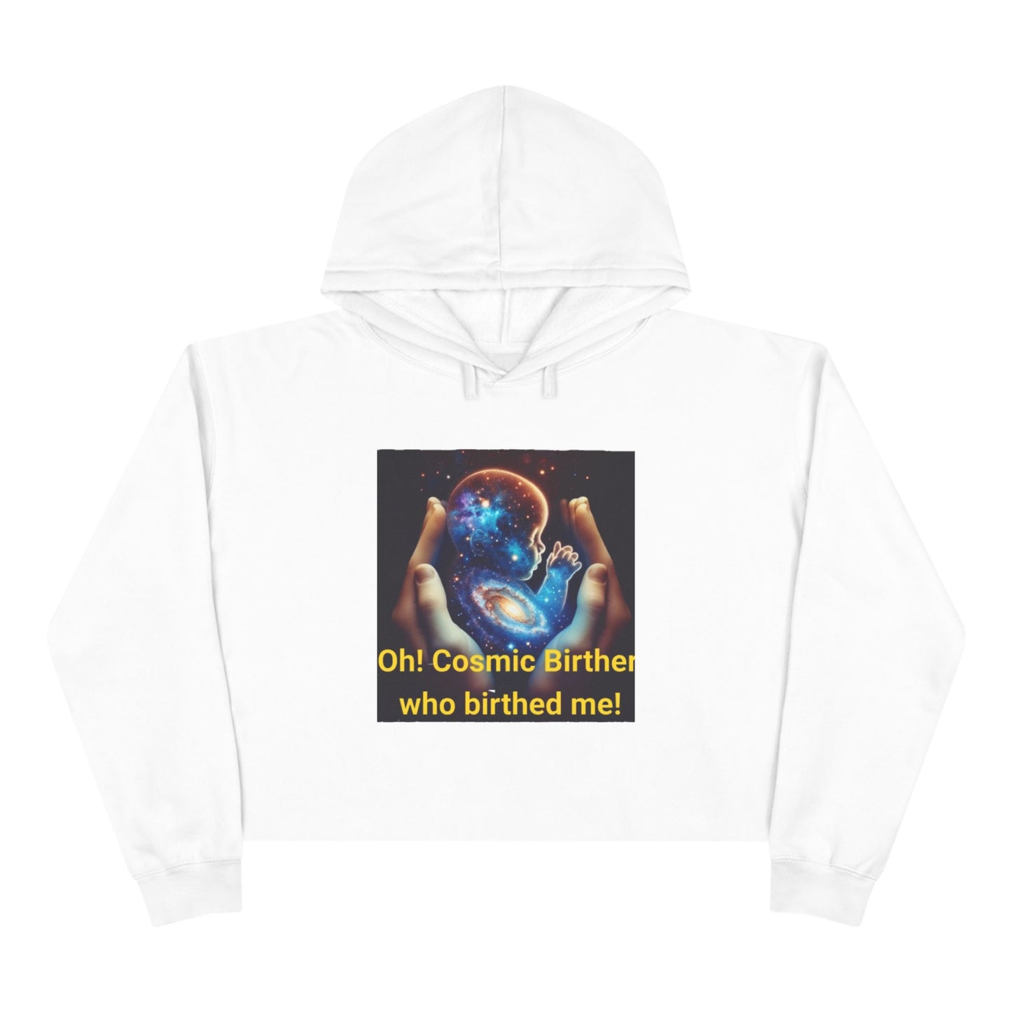 Cosmic Birth Crop Hoodie