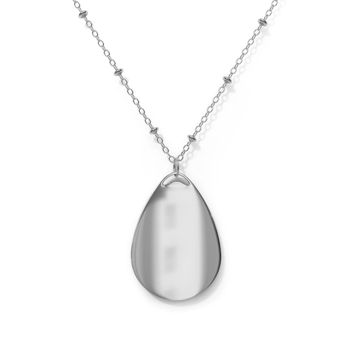 I Knew You Oval Necklace