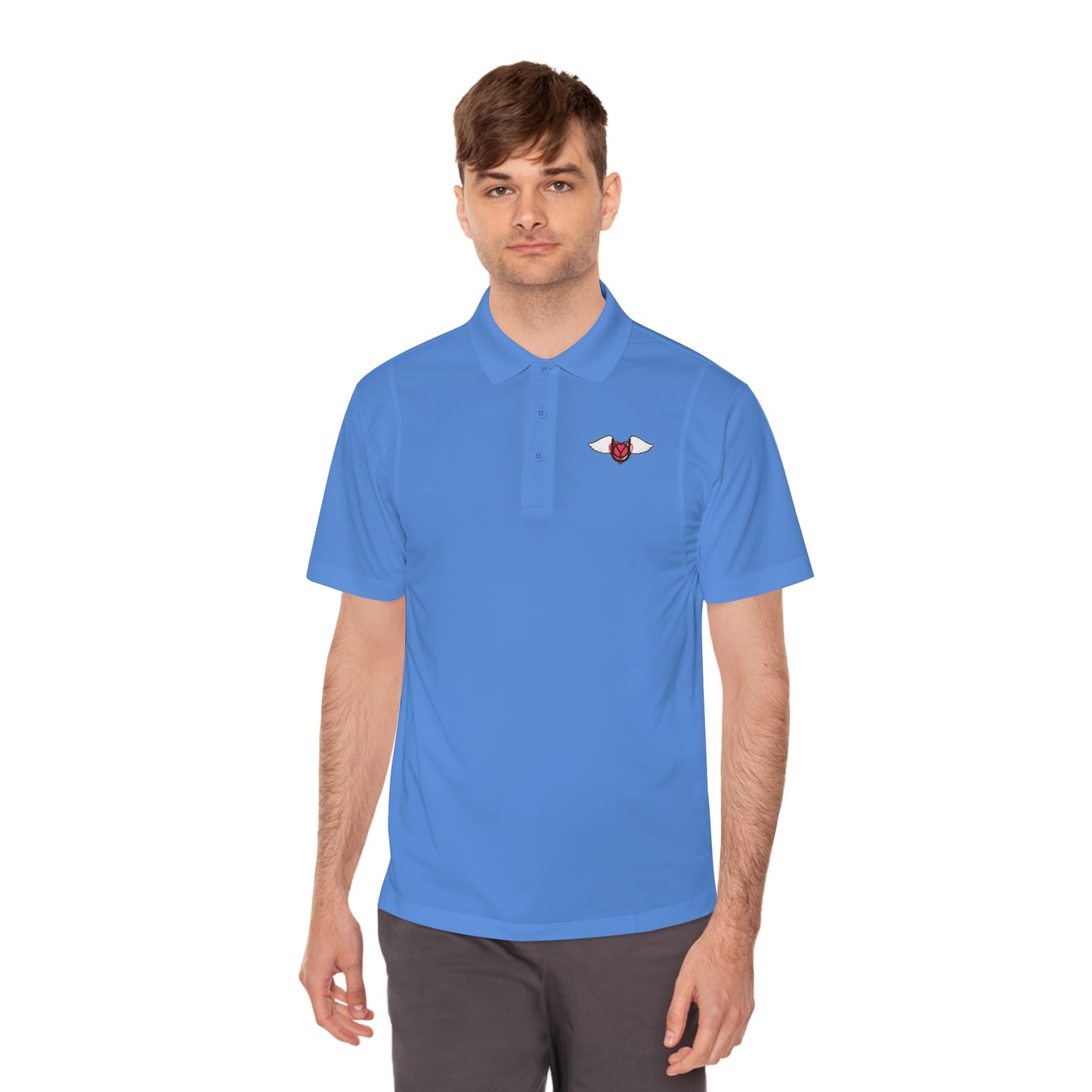 EMbrace The You Men's Sport Polo Shirt (Plain)