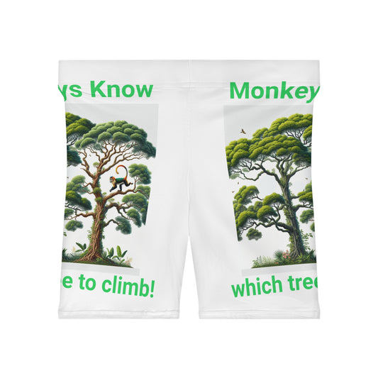 Monkeys Know Biker Shorts