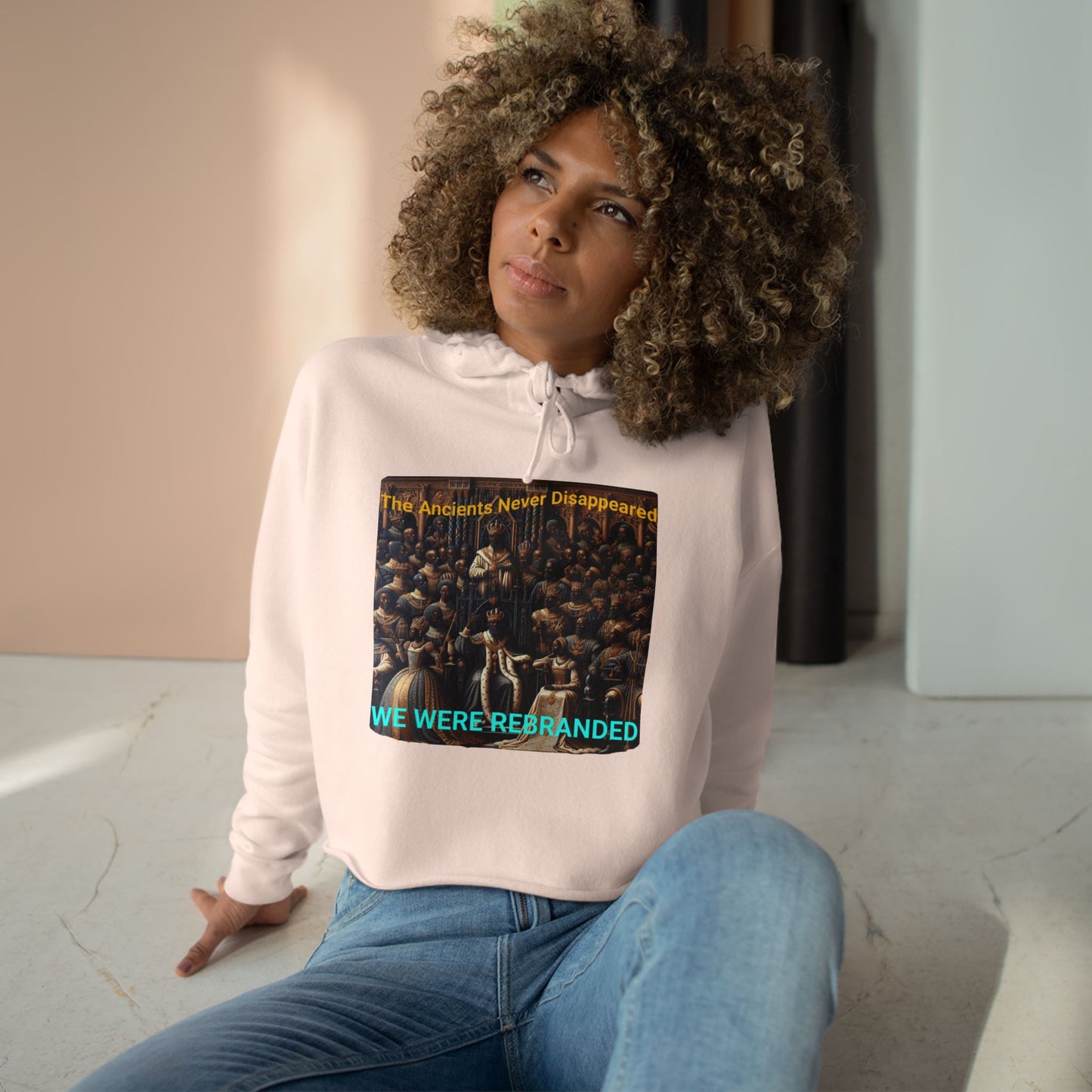 We Were Rebranded Crop Hoodie