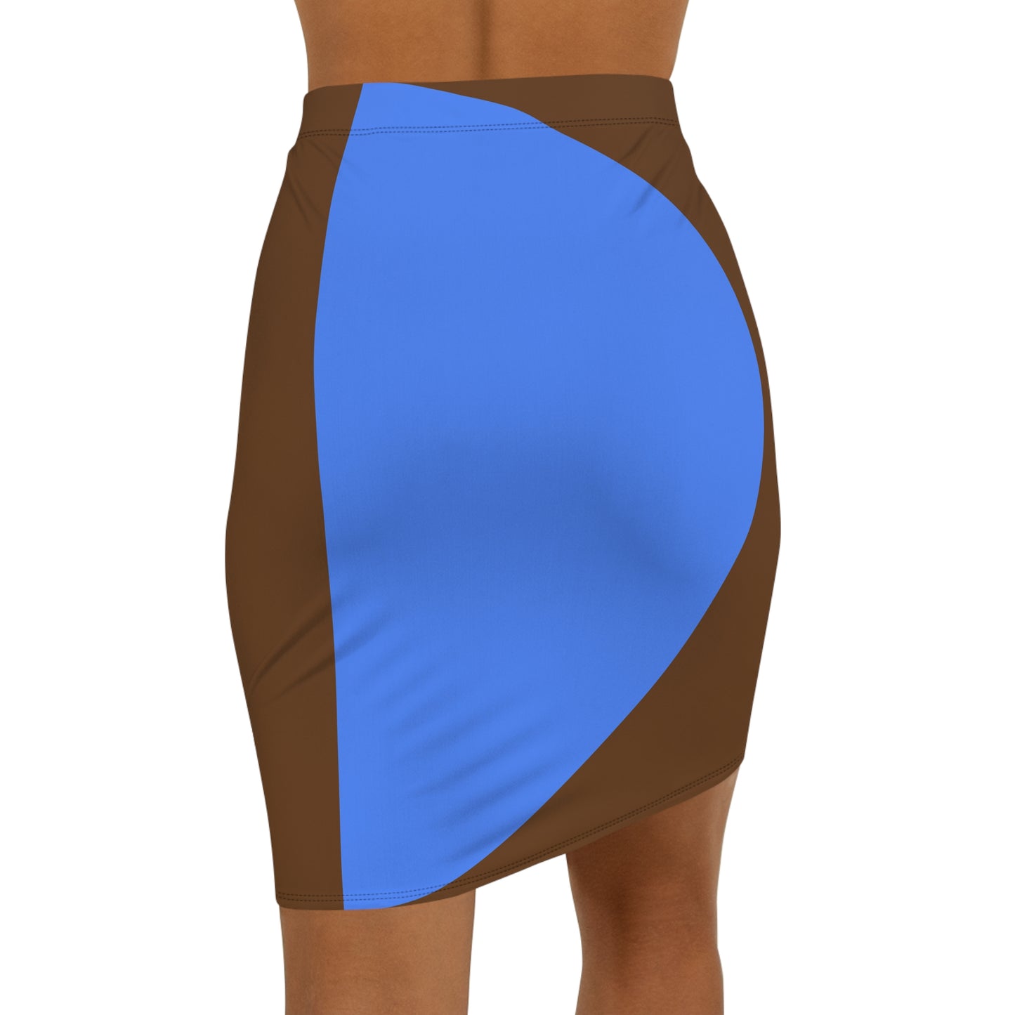 Chic Women's Mid-Waist Pencil Skirt BrB