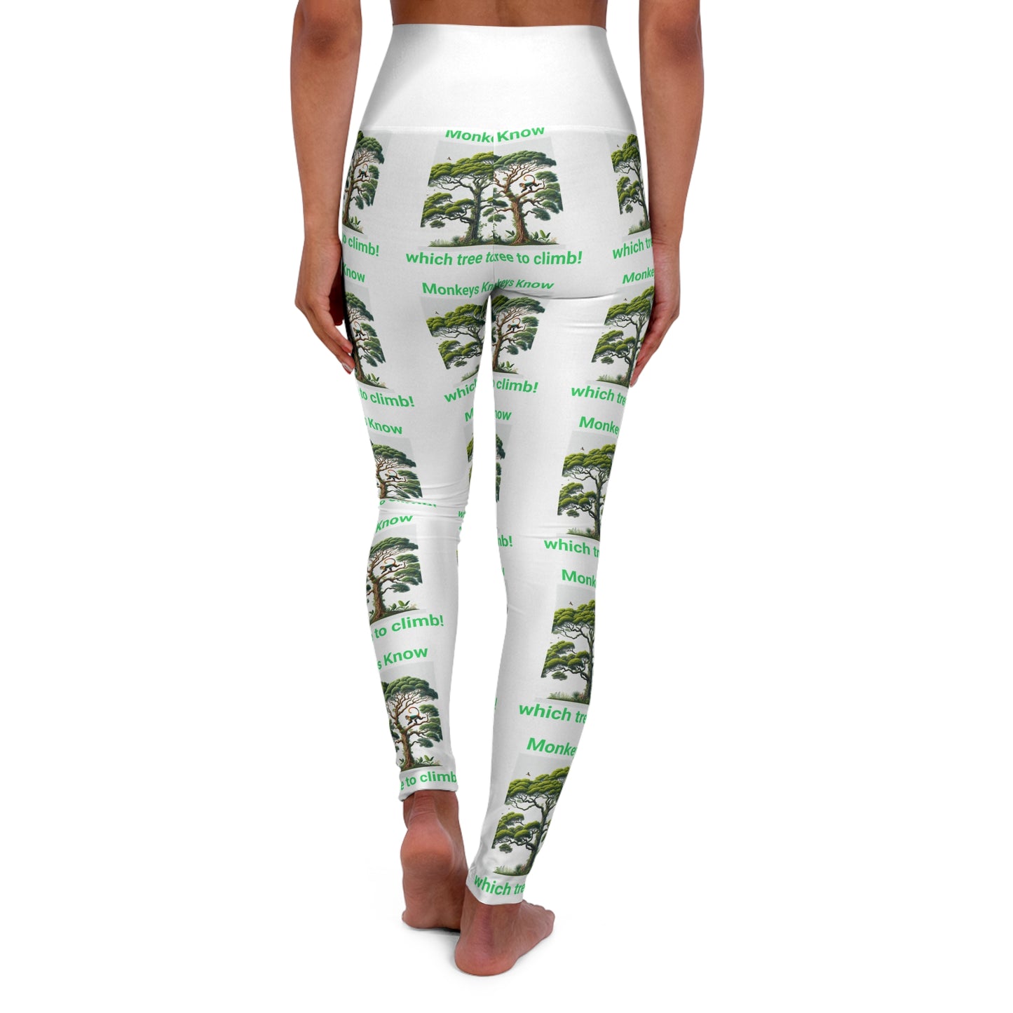 Monkeys Know Yoga Leggings