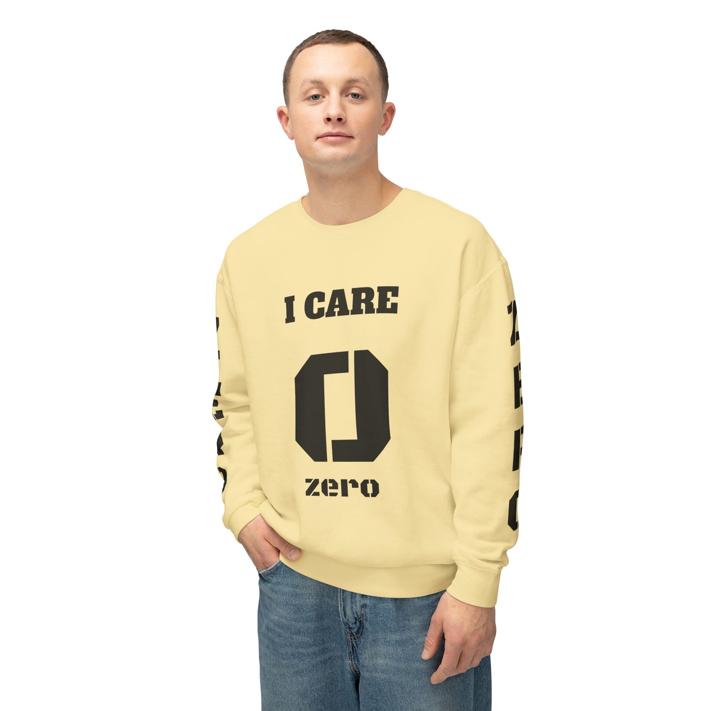 I Care Zero Crewneck Sweatshirt