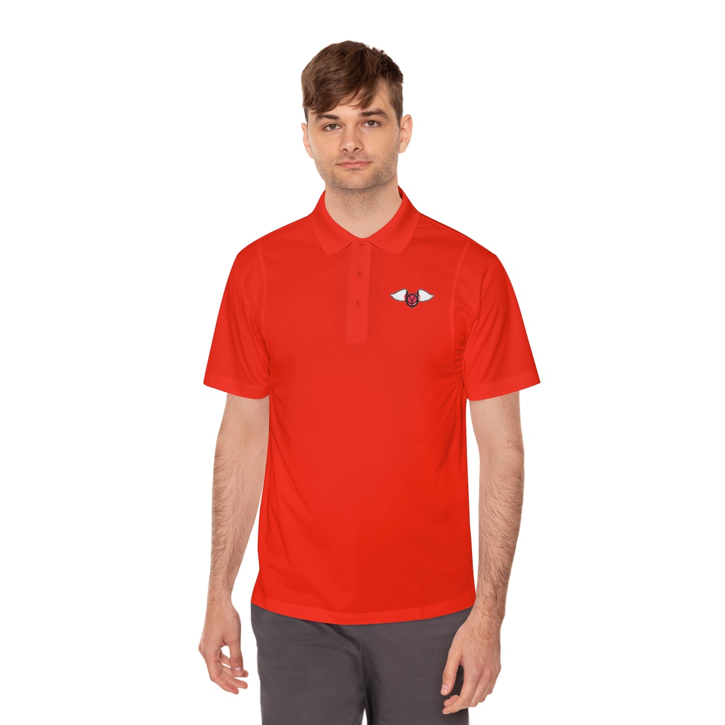 EMbrace The You Men's Sport Polo Shirt (Logo)