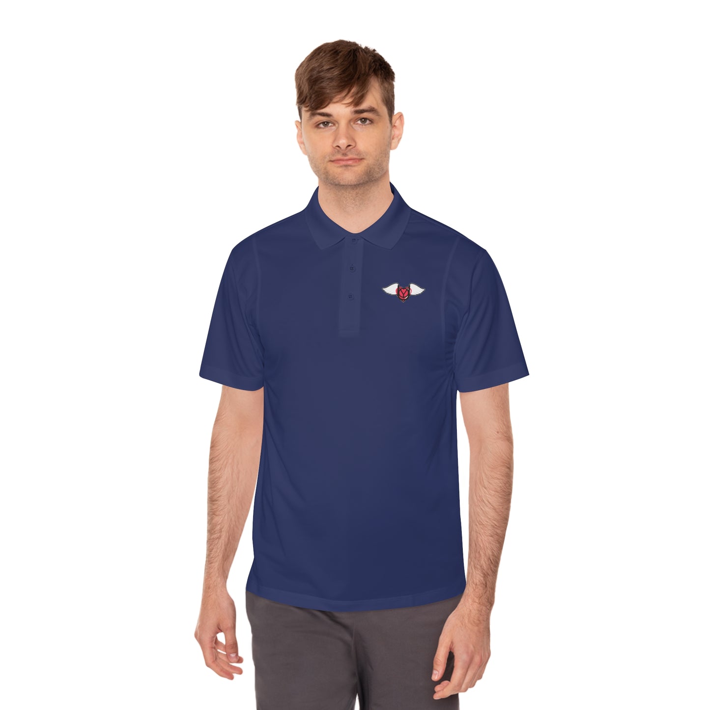 EMbrace The You Men's Sport Polo Shirt (Plain)