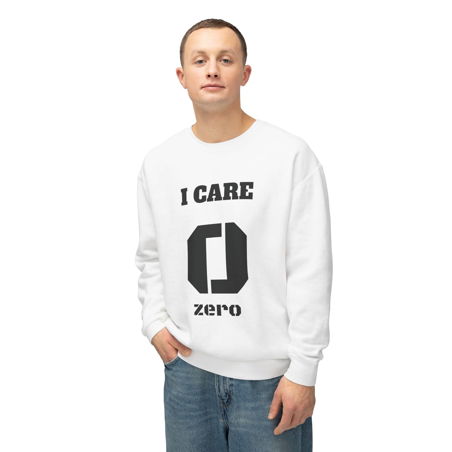 I Care 0 Crewneck Sweatshirt