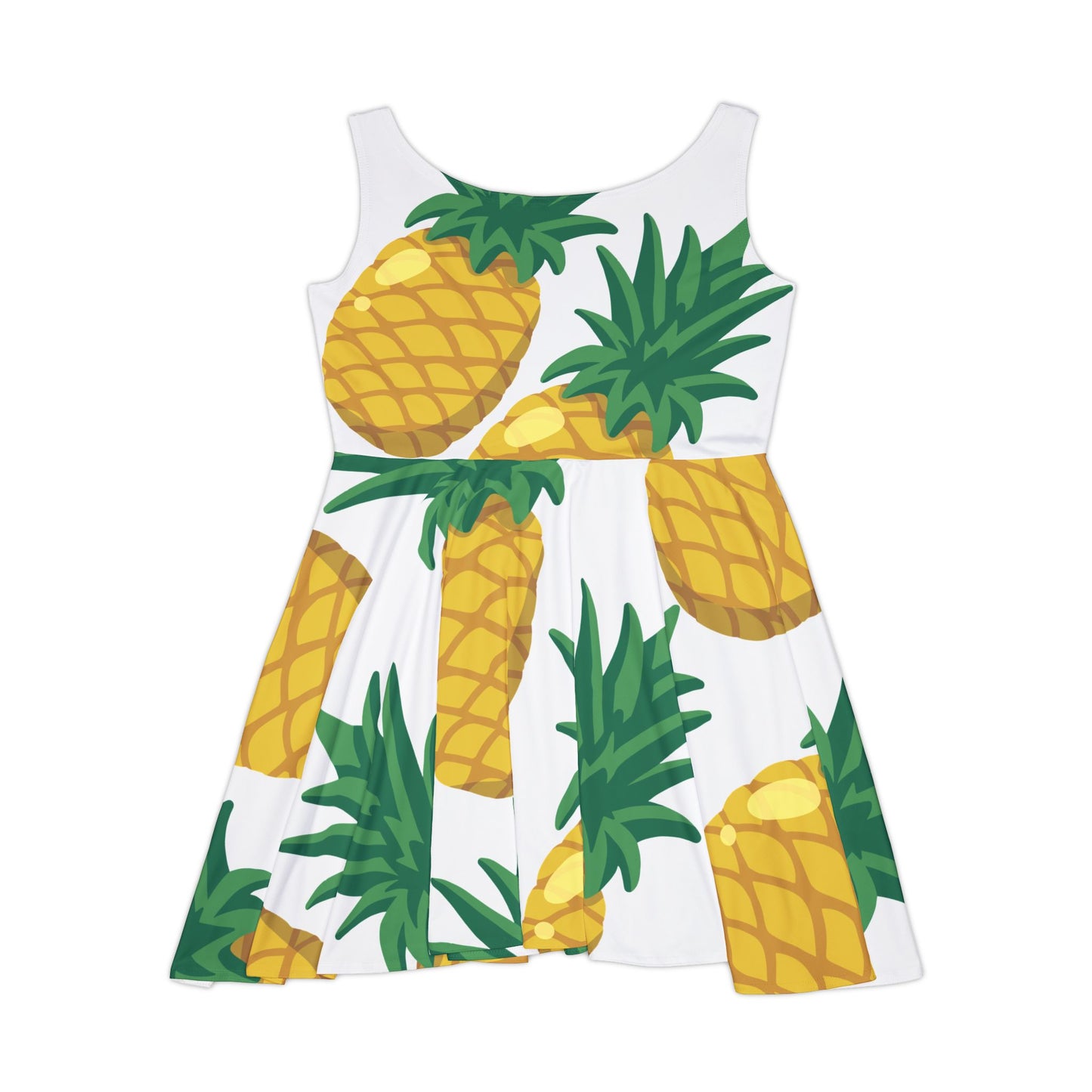 Skater Dress Tropical Pineapple Print